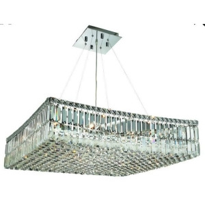 Lighting By Pecaso Chantal Collection Hanging Fixture L28in W28in H7.5in Lt 12 C - All