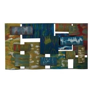 Sterling Industries 138-062 Broward-Contemporary Hand Painted Metal Wall Collage - All