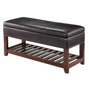 Winsome Wood Monza Bench with Storage Chest - All