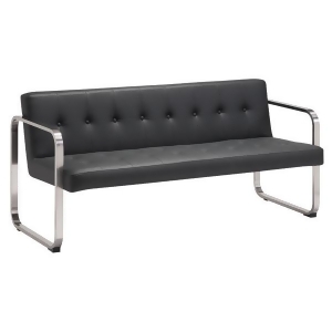 Zuo Modern Varietal Sofa in Black - All
