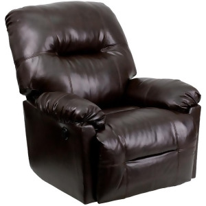 Flash Furniture Contemporary Bentley Brown Leather Chaise Power Recliner Am-cp - All