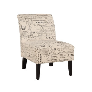 Linen Script Lily Chair - All