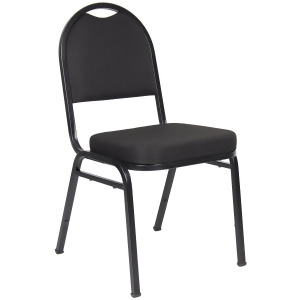 Boss Chairs Boss Black Crepe Banquet Chair Pack of 4 - All
