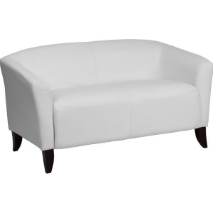Flash Furniture Hercules Imperial Series White Leather Loveseat 111-2-Wh-gg - All
