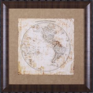 Art Effects Antique Map Western Hemisphere - All