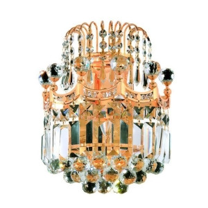 Lighting By Pecaso Taillefer Collection Wall Sconce W12in H12in E6in Lt 2 Gold F - All