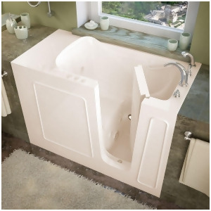 Meditub 26x53 Right Drain Biscuit Whirlpool jetted Walk-In Bathtub - All