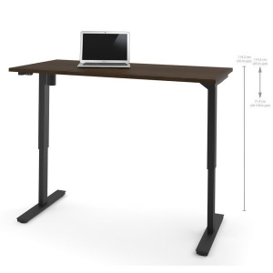 Bestar Electric Height Adjustable Table In Tuxedo - All