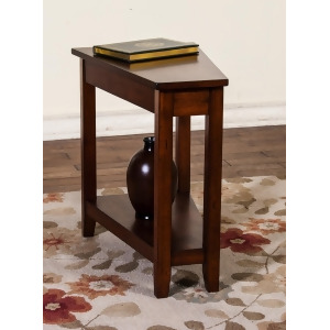 Sunny Designs Chair Side Table In Brown Cherry - All