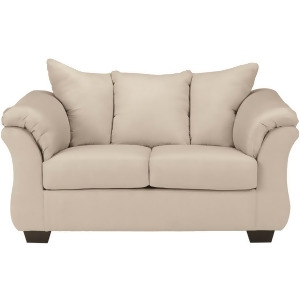 Flash Furniture Signature Design By Ashley Darcy Loveseat In Stone Fabric - All