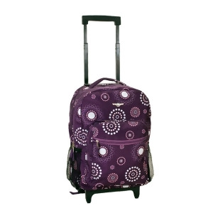 Rockland Purple Pearl 17 Rolling Backpack - All