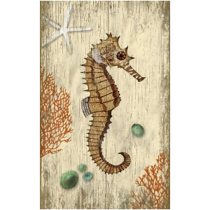 Red Horse Rustic Seahorse Sign - All