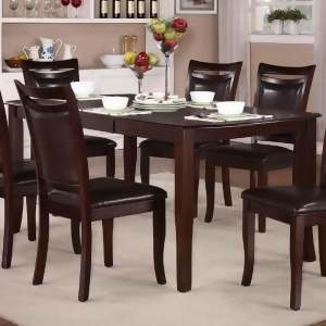 Homelegance Maeve Extension Dining Table in Dark Cherry - All