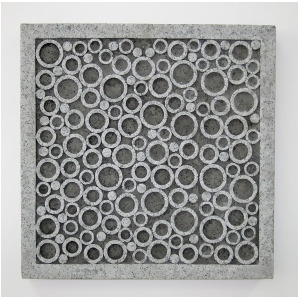 Screen Gems Sandstone Square Wall Decor With Bubble Design Set of 2 - All
