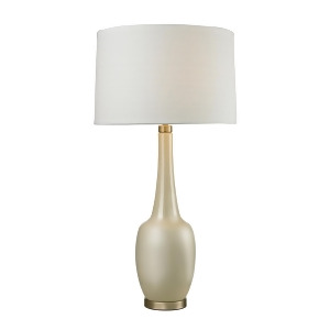Dimond Lighting 36 Modern Vase Ceramic Table Lamp In Cream - All
