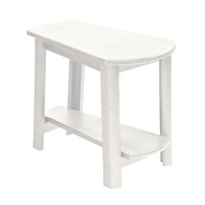 C.r. Plastics Addy Side Table In White - All