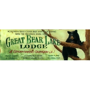 Red Horse Great Bear Lake Sign - All