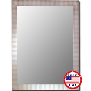 Hitchcock Butterfield Parma Silver Framed Wall Mirror - All