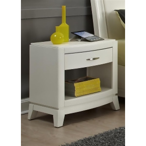 Liberty Furniture Avalon Night Stand in White Truffle Finish - All