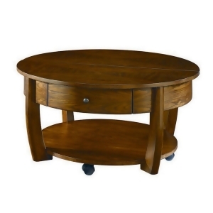 Hammary Concierge Round Cocktail Table w/ Casters - All