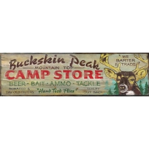 Red Horse Buckskin Sign - All