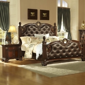 Homelegance Orleans 2 Piece Poster Bedroom Set in Rich Cherry - All