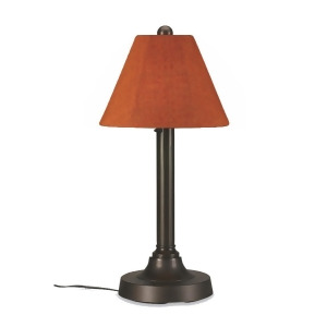 Patio Living Concepts San Juan 30 Inch Table Lamp w/ 2 Inch Bronze Body Chili - All