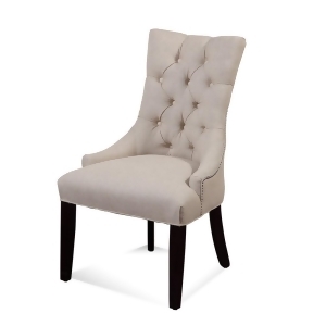Bassett Dpch15-739 Natural Linen Parson Chair Set of 2 - All
