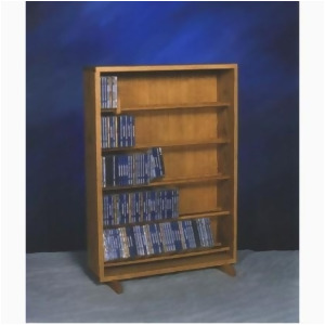 Wood Shed Solid Oak Dowel Cabinet for CD's - All