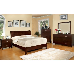 Furniture of America Casual Contemporary Bedroom Chest In Brown Cherry - All