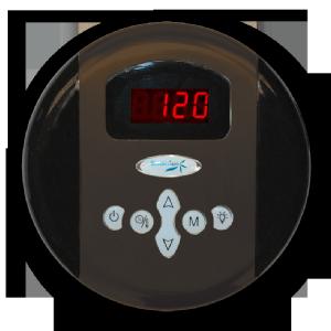 Steam Spa Programmable Control Panel w/ Time and Temperature Presents in Oil Rub - All