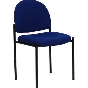 Flash Furniture Navy Fabric Comfortable Stackable Steel Side Chair Bt-515-1-nv - All