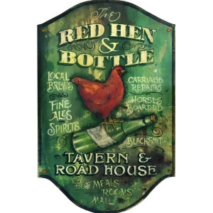 Red Horse Red Hen Sign - All