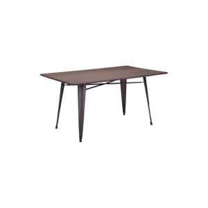 Zuo Titus Rectangul Dining Table Rustic Wood - All