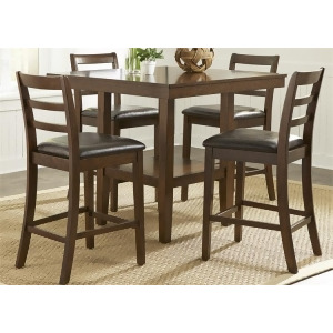 Liberty Bradshaw 5 Piece Gathering Dining Set In Russet - All