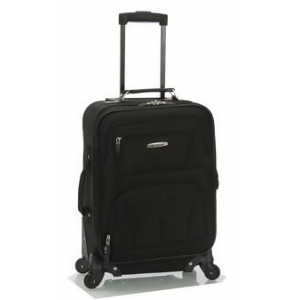 Rockland Black Pasadena 19 Expandable Spinner Carry On - All