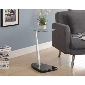 Monarch Specialties 3047 Accent Table in Black w/ Silver - All