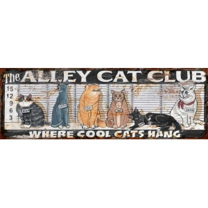 Red Horse Alley Cats Sign - All