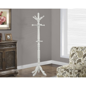 Monarch Specialties Antique White Traditional Solid Wood Coat Rack I 2013 - All