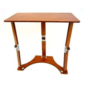 Spiderlegs Light Cherry Wooden Folding Laptop Desk and Tray Table - All
