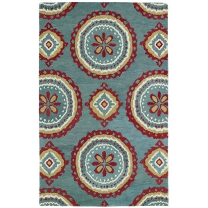 Kaleen Global Inspirations Glb09 Rug In Teal - All