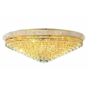 Lighting By Pecaso Adele Collection Flush Mount D42in H14.5in Lt 30 Gold Finish - All