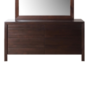 Modus Element 6 Drawer Dresser in Chocolate Brown - All
