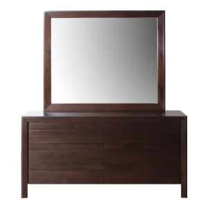 Modus Element Dresser w/ Mirror in Chocolate Brown - All