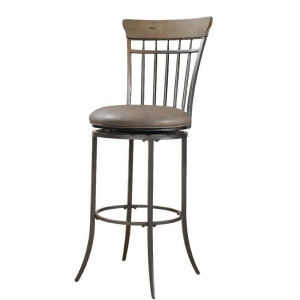 Hillsdale Charleston Vertical Spindle Back Counter Stool in Desert Tan - All