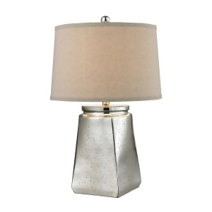 Dimond Lighting 25 Tapered Square Table Lamp In Silver Mercury - All