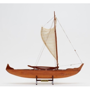 Old Modern Handicraft Hawaiian Canoe - All