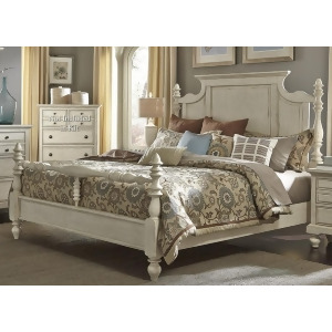Liberty Furniture High Country Poster Bed in White - All