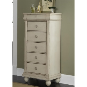 Liberty Furniture Rustic Traditions Lingerie Chest in Rustic White Finish - All