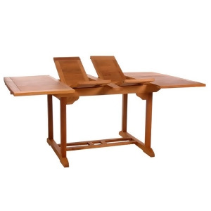 All Things Cedar Java Teak Butterfly Extension Table - All